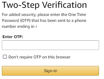 To login to your account having 2FA, in the second step, you have to provide an OTP or Two factor Tokens.